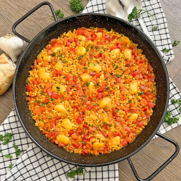 Easy Weeknight Vegetable Paella Recipe Easy Weeknight Vegetable Paella Recipe
