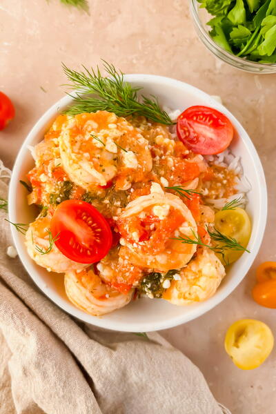 Shrimp Saganaki Shrimp Saganaki