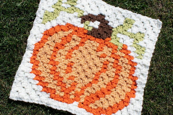 Pumpkin Blanket Square Pumpkin Blanket Square