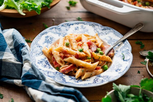 Dump And Bake Sausage Noodle Casserole Dump And Bake Sausage Noodle Casserole