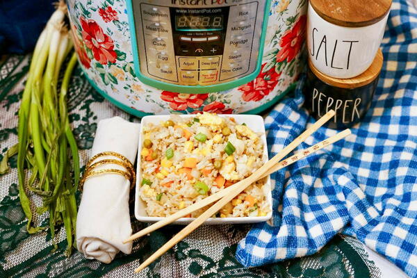 Easy Homemade Vegetable Instant Pot Fried Rice Recipe Easy Homemade Vegetable Instant Pot Fried Rice Recipe