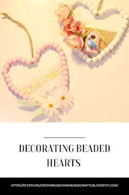 Simple Beaded Heart Decorations Simple Beaded Heart Decorations