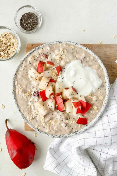 Pear Overnight Oats Pear Overnight Oats
