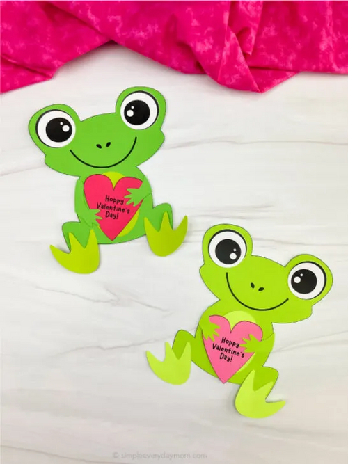 Frog Valentine Craft Frog Valentine Craft
