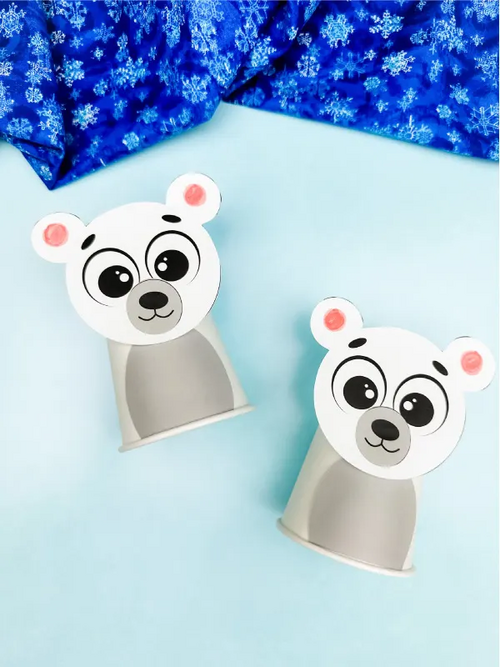 Cute Polar Bear Cup Craft Cute Polar Bear Cup Craft