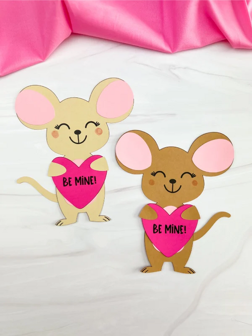 Mouse Valentine Craft Mouse Valentine Craft