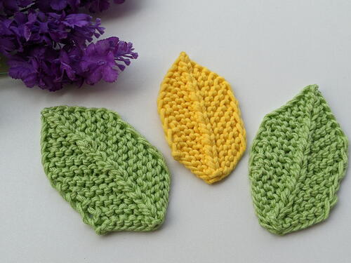 Knit Hexagonal Leaf Knit Hexagonal Leaf