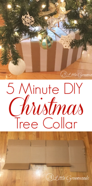 How To Make A Diy Christmas Tree Collar How To Make A Diy Christmas Tree Collar