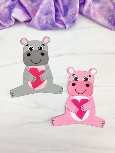 Hippo Valentine Craft
