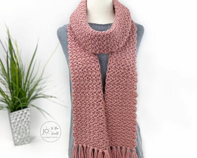 Easy Dreamy Winter Scarf Crochet Pattern