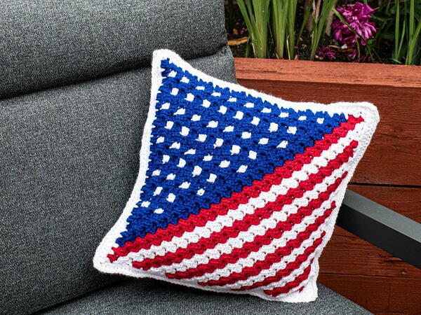 American Flag Pillow American Flag Pillow