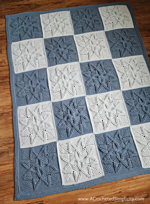 Cabled Blooms Crochet Blanket Cabled Blooms Crochet Blanket