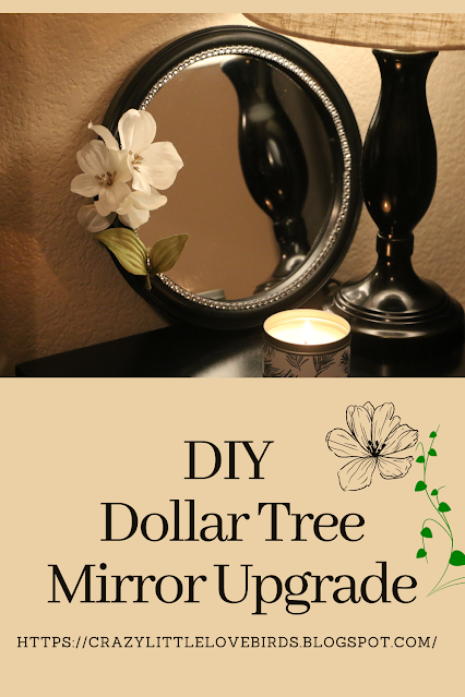 Diy Dollar Tree Mirror Upgrade Diy Dollar Tree Mirror Upgrade