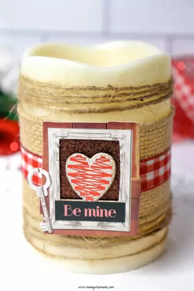 Dollar Tree Valentine Candle Craft Dollar Tree Valentine Candle Craft