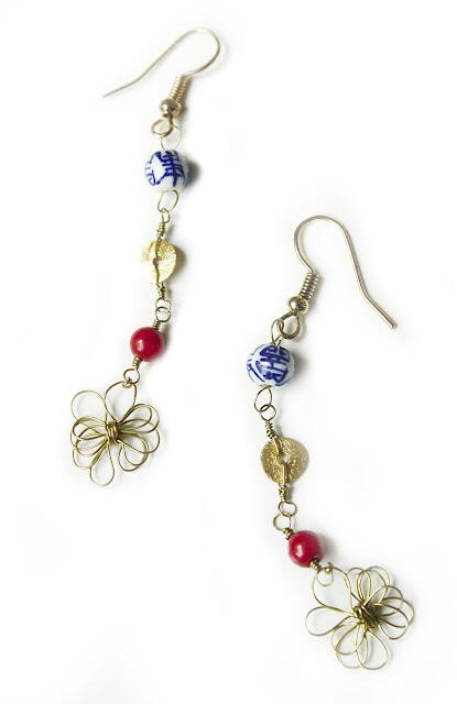 Japanese Dangle Earrings Japanese Dangle Earrings