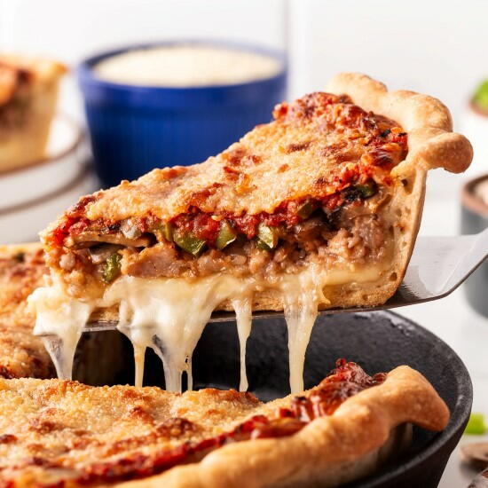 Deep Dish Pizza Recipe Deep Dish Pizza Recipe