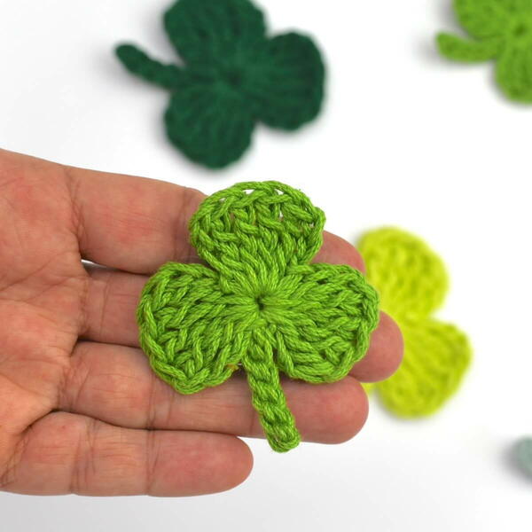 Free Crochet Shamrock Pattern Free Crochet Shamrock Pattern