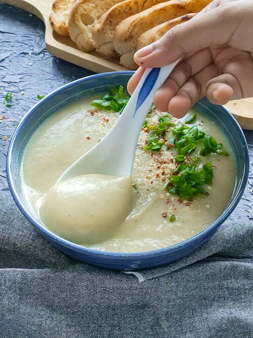 Creamy Cauliflower Potato Leek Soup Without Cream Creamy Cauliflower Potato Leek Soup Without Cream