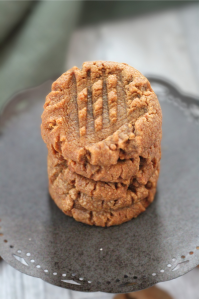 Three Ingredient Peanut Butter Cookies Three Ingredient Peanut Butter Cookies