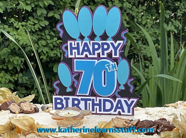 70th Birthday Cake Topper 70th Birthday Cake Topper