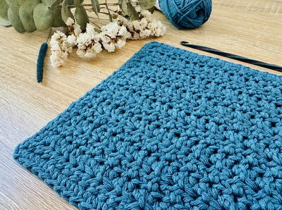 Half Double Crochet Dishcloth Pattern For Beginners
