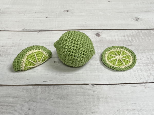 Lime Amigurumi 3 Ways Whole Wedge Slice Lime Amigurumi 3 Ways: Whole, Wedge & Slice