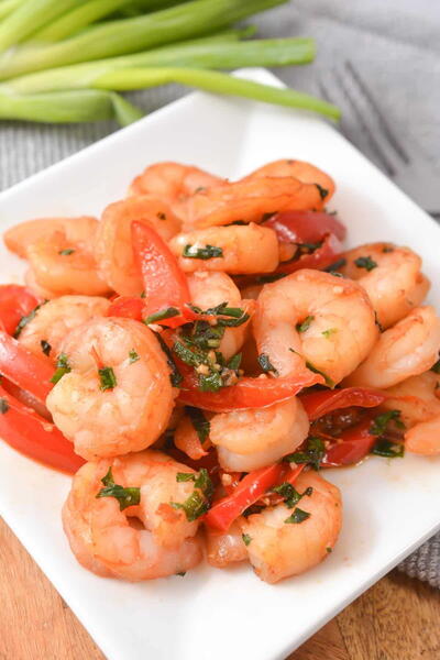 Keto Thai Basil Shrimp Recipe Keto Thai Basil Shrimp Recipe