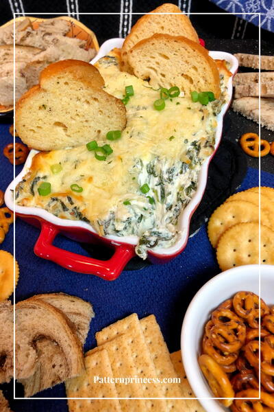 Cheesy Baked Hot Spinach Dip Recipe Cheesy Baked Hot Spinach Dip Recipe