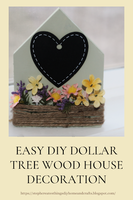 Easy Diy Dollar Tree Wood House Decoration