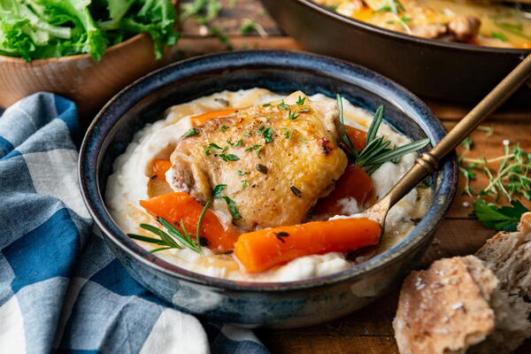 Braised Chicken Thighs With Gravy Braised Chicken Thighs With Gravy