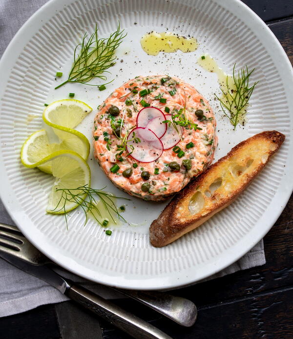 Classic Salmon Tartare Classic Salmon Tartare