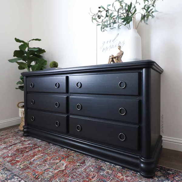 Midnight Black Dresser Midnight Black Dresser