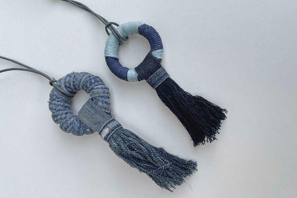 Jeans Boho Necklace Jeans Boho Necklace
