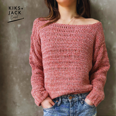 The Campbell Everyday Crochet Sweater Top
