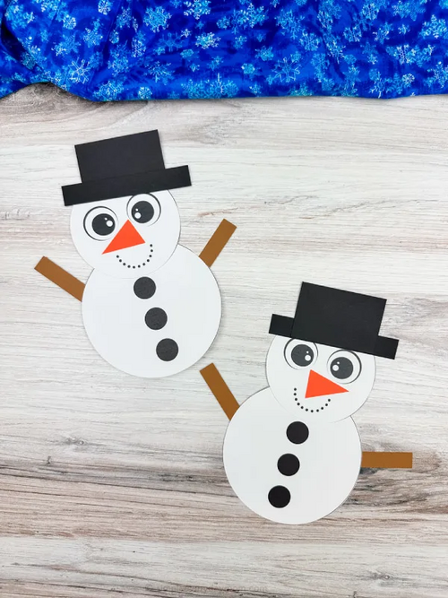 Snowman Shape Craft Snowman Shape Craft