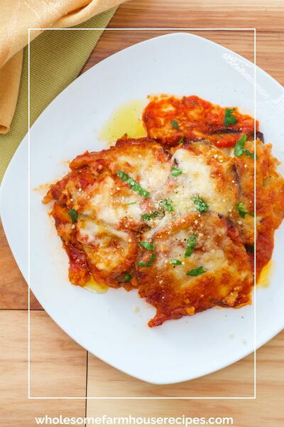 Crispy And Easy Fried Eggplant Parmesan Recipe