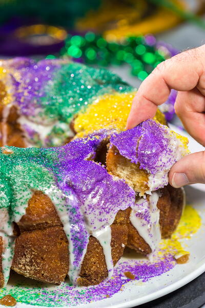 Mardi Gras Monkey Bread Mardi Gras Monkey Bread