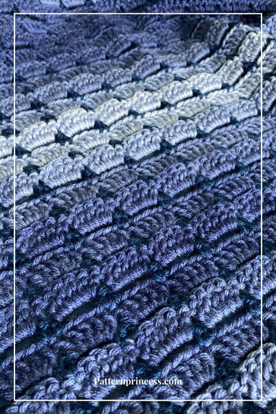 Winter Lake Crochet Boxed Block Stitch Blanket Winter Lake Crochet Boxed Block Stitch Blanket