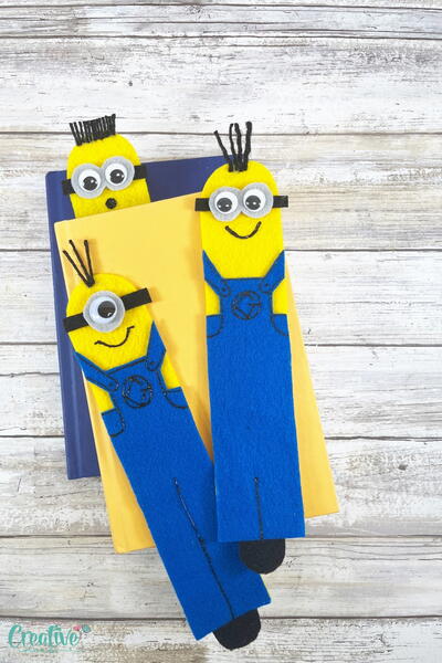 Diy Minion Bookmarks Diy Minion Bookmarks