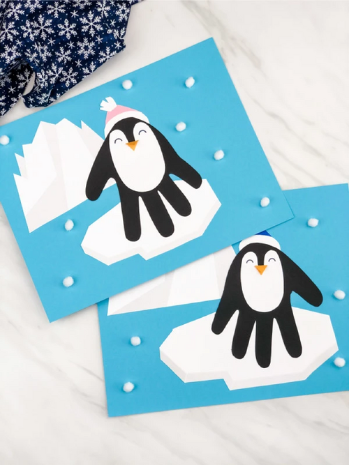 Penguin Handprint Craft