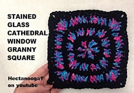 Stained Glass Granny Square