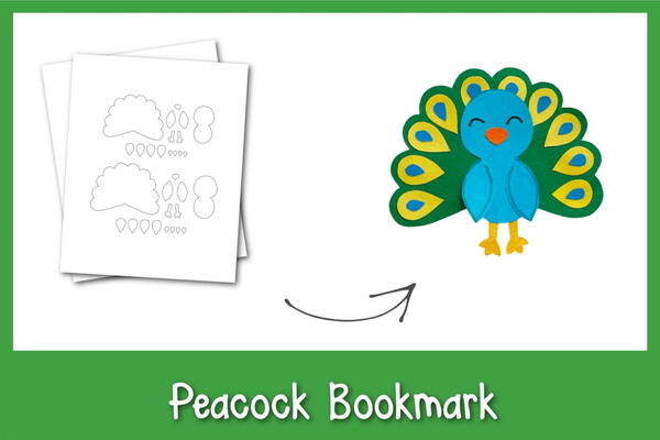 Peacock Bookmark Peacock Bookmark