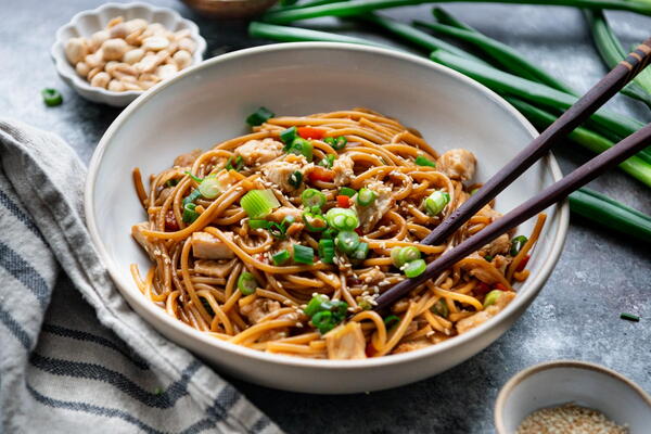 Dump And Bake Sesame Chicken Noodles Dump And Bake Sesame Chicken Noodles