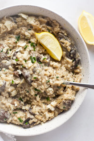 Slow Cooker Mushroom Risotto Slow Cooker Mushroom Risotto