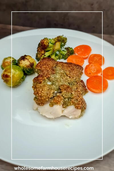 Parmesan Walnut Crusted Baked Cod Recipe