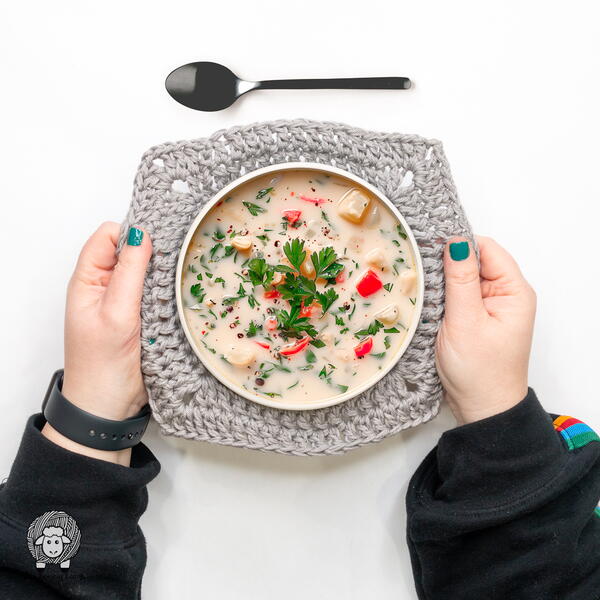 Quick Easy Crochet Bowl Cozy Quick & Easy Crochet Bowl Cozy