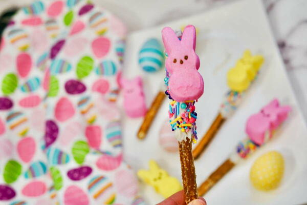 Peeps Easter Candy Pretzels Peeps Easter Candy Pretzels