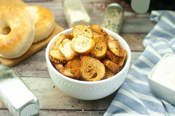 Air Fryer Bagel Chips Air Fryer Bagel Chips