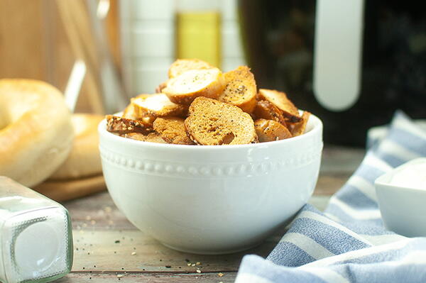 Air Fryer Bagel Chips Air Fryer Bagel Chips