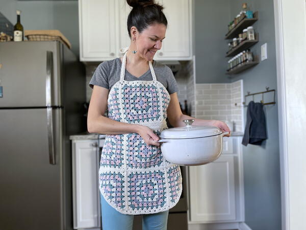 Abundance Granny Square Apron Abundance Granny Square Apron
